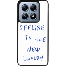 Coque Xiaomi 14T Pro - Silicone rigide noir Offline is the new luxury