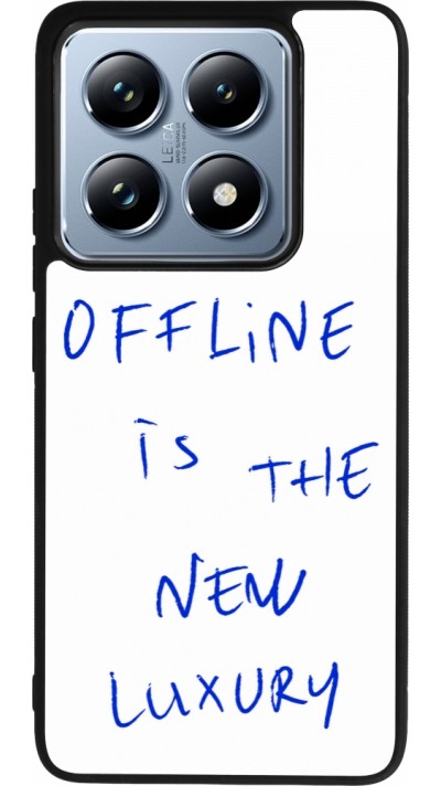 Coque Xiaomi 14T Pro - Silicone rigide noir Offline is the new luxury