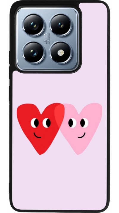 Coque Xiaomi 14T Pro - Silicone rigide noir Saint Valentines Day 26 Heart