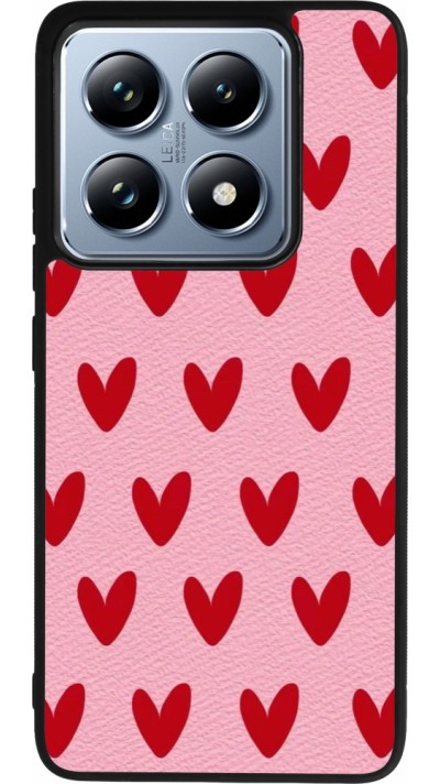Coque Xiaomi 14T Pro - Silicone rigide noir Saint Valentines Day 26 Pattern heart