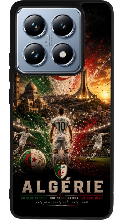 Xiaomi 14T Pro Case Hülle - Silikon schwarz Fussball Algerien splash 2026