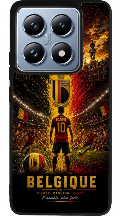 Xiaomi 14T Pro Case Hülle - Silikon schwarz Fussball Belgien splash 2026