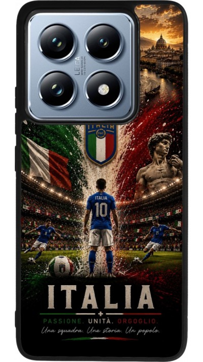 Xiaomi 14T Pro Case Hülle - Silikon schwarz Fussball Italien splash 2026