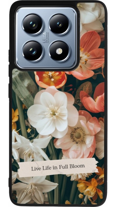 Coque Xiaomi 14T Pro - Silicone rigide noir Full Bloom Spring 2026