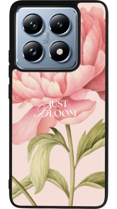 Coque Xiaomi 14T Pro - Silicone rigide noir Just Bloom Spring 2026
