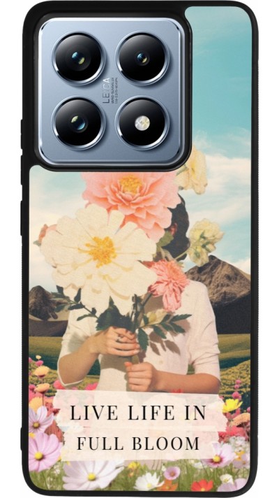 Coque Xiaomi 14T Pro - Silicone rigide noir Live life in full moon Spring 2026