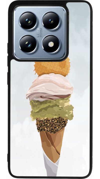 Coque Xiaomi 14T Pro - Silicone rigide noir Summer 2025 Cornet