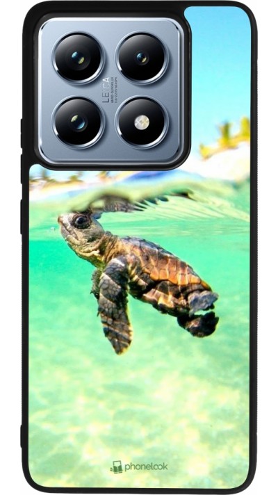 Coque Xiaomi 14T Pro - Silicone rigide noir Turtle Underwater