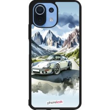 Coque Xiaomi Mi 11 Lite 5G - Silicone rigide noir Porsche 911 Mountain Watercolor