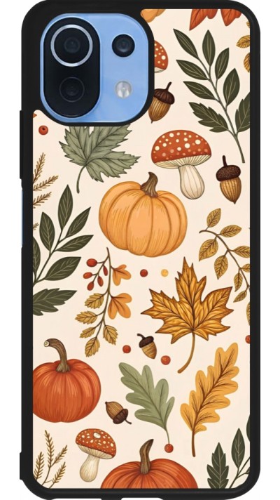 Xiaomi Mi 11 Lite 5G Case Hülle - Silikon schwarz Autumn 25 Autumn pattern