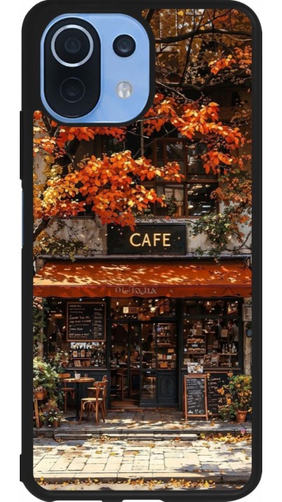 Xiaomi Mi 11 Lite 5G Case Hülle - Silikon schwarz Autumn 25 Coffee shop