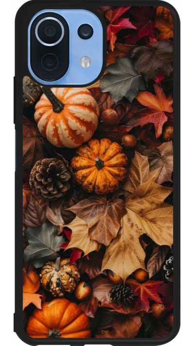 Xiaomi Mi 11 Lite 5G Case Hülle - Silikon schwarz Autumn 25 Pumpkin