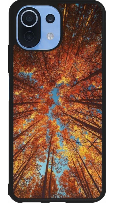 Xiaomi Mi 11 Lite 5G Case Hülle - Silikon schwarz Autumn 25 Trees