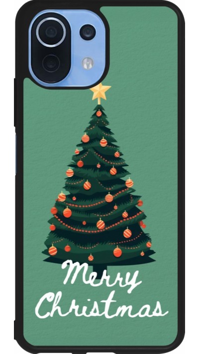 Xiaomi Mi 11 Lite 5G Case Hülle - Silikon schwarz Christmas 25 Xmas Tree