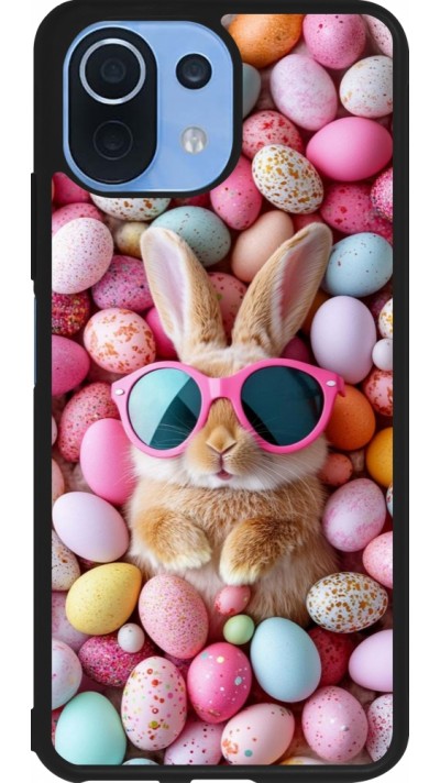 Xiaomi Mi 11 Lite 5G Case Hülle - Silikon schwarz Easter 2026 Rabbit fun