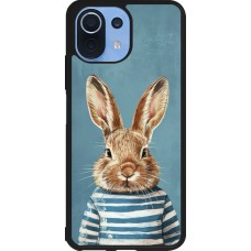 Xiaomi Mi 11 Lite 5G Case Hülle - Silikon schwarz Easter 2026 Rabbit navy