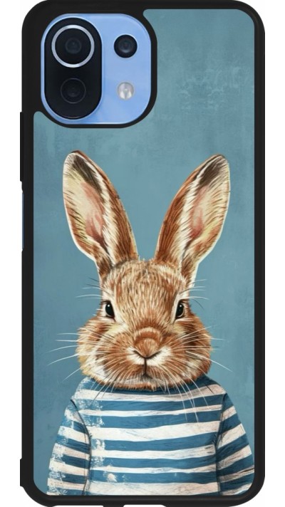Xiaomi Mi 11 Lite 5G Case Hülle - Silikon schwarz Easter 2026 Rabbit navy