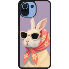 Xiaomi Mi 11 Lite 5G Case Hülle - Silikon schwarz Easter 2026 Rabbit with scarf