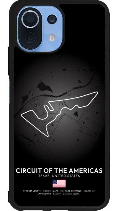 Xiaomi Mi 11 Lite 5G Case Hülle - Silikon schwarz F1 Track 2025 United States