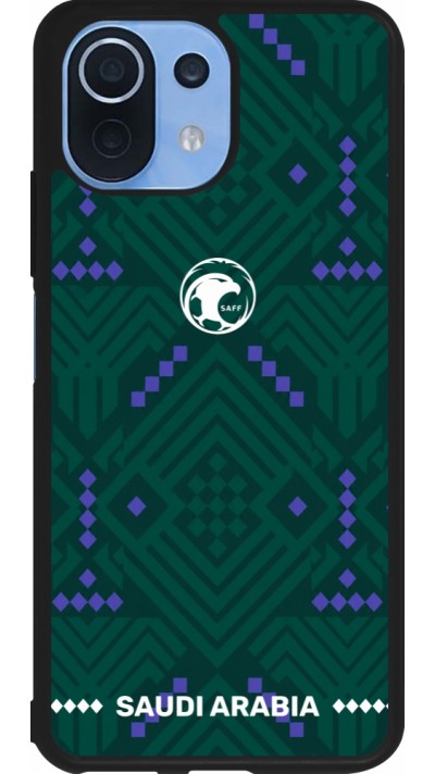 Xiaomi Mi 11 Lite 5G Case Hülle - Silikon schwarz Saudi Arabien 2026 personalisierbares Fussballtrikot