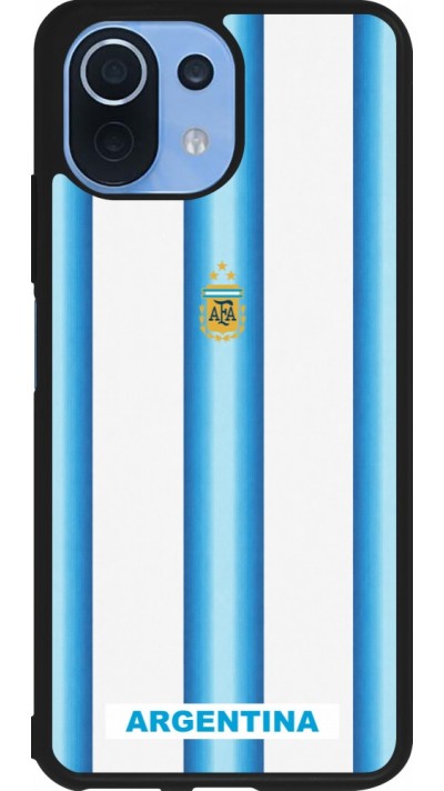 Xiaomi Mi 11 Lite 5G Case Hülle - Silikon schwarz Argentinien 2026 personalisierbares Fussballtrikot