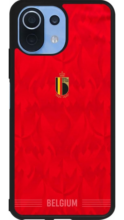 Xiaomi Mi 11 Lite 5G Case Hülle - Silikon schwarz Belgien 2026 personalisierbares Fussballtrikot