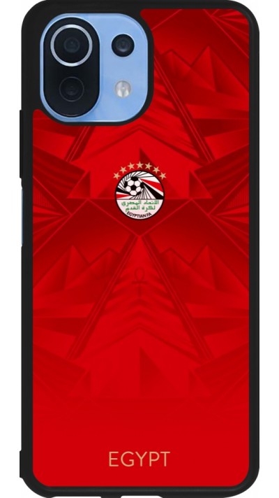 Xiaomi Mi 11 Lite 5G Case Hülle - Silikon schwarz Ägypten 2026 personalisierbares Fussballtrikot