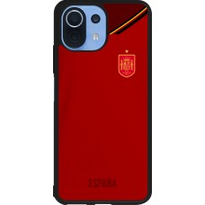 Xiaomi Mi 11 Lite 5G Case Hülle - Silikon schwarz Spanien 2022 personalisierbares Fußballtrikot
