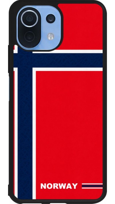 Xiaomi Mi 11 Lite 5G Case Hülle - Silikon schwarz Norwegen 2026 personalisierbares Fussballtrikot