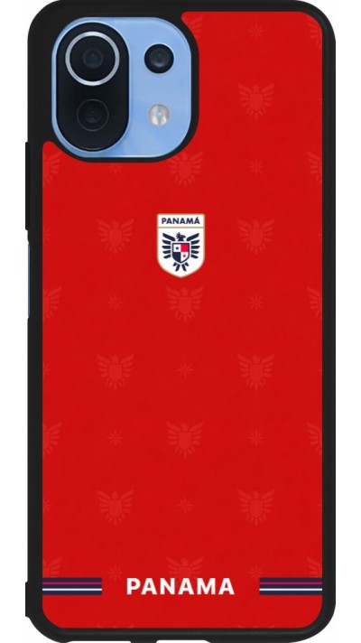 Xiaomi Mi 11 Lite 5G Case Hülle - Silikon schwarz Panama 2026 personalisierbares Fussballtrikot