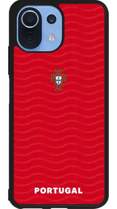 Xiaomi Mi 11 Lite 5G Case Hülle - Silikon schwarz Portugal 2026 personalisierbares Fussballtrikot