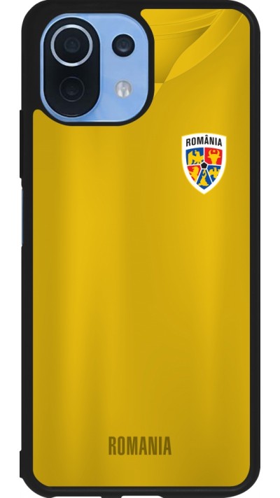 Xiaomi Mi 11 Lite 5G Case Hülle - Silikon schwarz Fussballtrikot Rumänien
