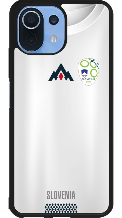 Xiaomi Mi 11 Lite 5G Case Hülle - Silikon schwarz Fussballtrikot Slowenien