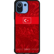 Xiaomi Mi 11 Lite 5G Case Hülle - Silikon schwarz Türkei 2026 personalisierbares Fussballtrikot