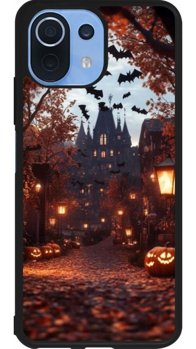 Xiaomi Mi 11 Lite 5G Case Hülle - Silikon schwarz Halloween 2025 Haunted house