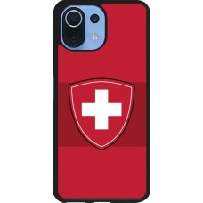 Xiaomi Mi 11 Lite 5G Case Hülle - Silikon schwarz Hockey World Championship Ecusson Suisse