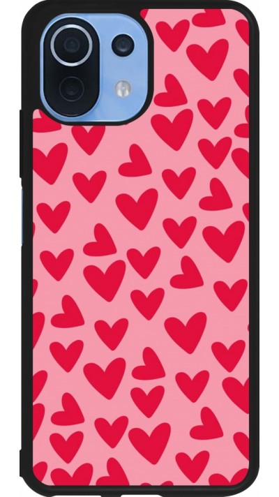 Xiaomi Mi 11 Lite 5G Case Hülle - Silikon schwarz Mom 2024 kleine Herzen