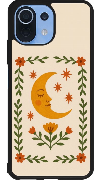 Xiaomi Mi 11 Lite 5G Case Hülle - Silikon schwarz Half moon stamp 2026