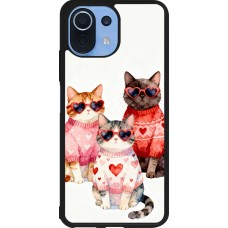 Xiaomi Mi 11 Lite 5G Case Hülle - Silikon schwarz Saint Valentines Day 26 Cat Love