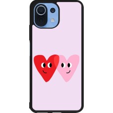 Xiaomi Mi 11 Lite 5G Case Hülle - Silikon schwarz Saint Valentines Day 26 Heart