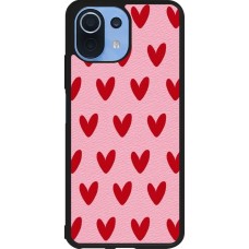 Xiaomi Mi 11 Lite 5G Case Hülle - Silikon schwarz Saint Valentines Day 26 Pattern heart