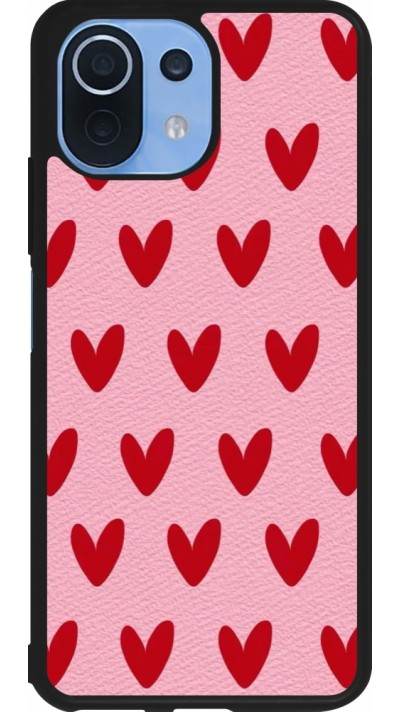Coque Xiaomi Mi 11 Lite 5G - Silicone rigide noir Saint Valentines Day 26 Pattern heart