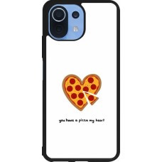 Xiaomi Mi 11 Lite 5G Case Hülle - Silikon schwarz Saint Valentines Day 26 You have my pizza heart
