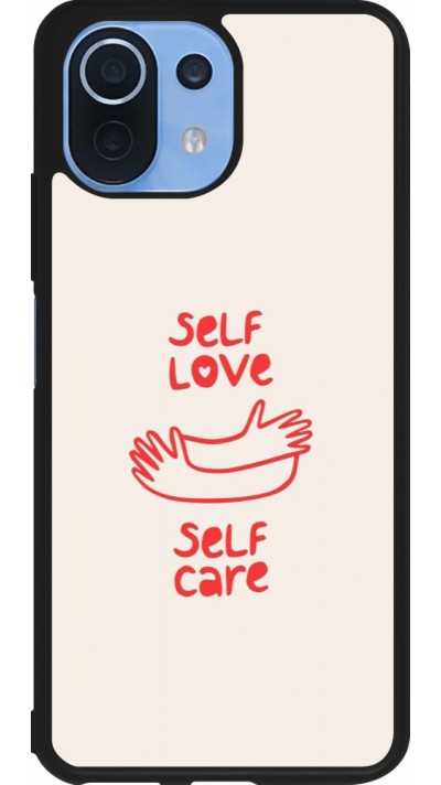 Coque Xiaomi Mi 11 Lite 5G - Silicone rigide noir Saint Valentines Day 26 Self love self care