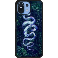 Xiaomi Mi 11 Lite 5G Case Hülle - Silikon schwarz Snake Blue Anaconda