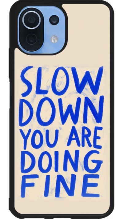 Xiaomi Mi 11 Lite 5G Case Hülle - Silikon schwarz Slow down 2026