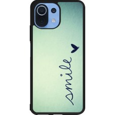 Xiaomi Mi 11 Lite 5G Case Hülle - Silikon schwarz Smile