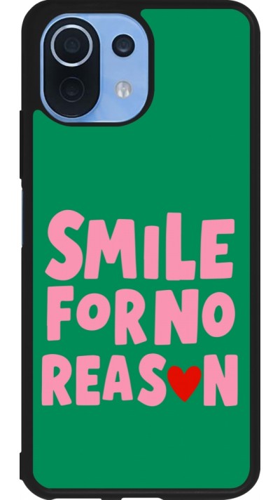Xiaomi Mi 11 Lite 5G Case Hülle - Silikon schwarz Smile for no reason 2026