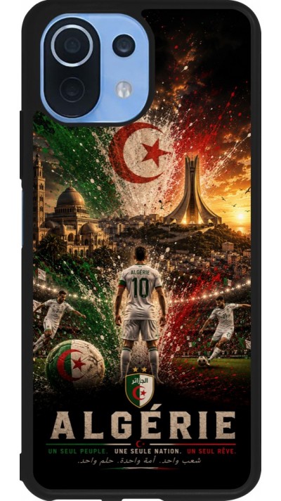 Xiaomi Mi 11 Lite 5G Case Hülle - Silikon schwarz Fussball Algerien splash 2026