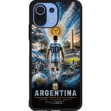 Xiaomi Mi 11 Lite 5G Case Hülle - Silikon schwarz Fussball Argentinien splash 2026
